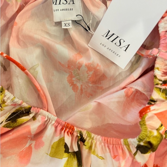 MISA LA ‘Farrow’ Floral Pink and White Sundress NWT - Picture 7 of 9